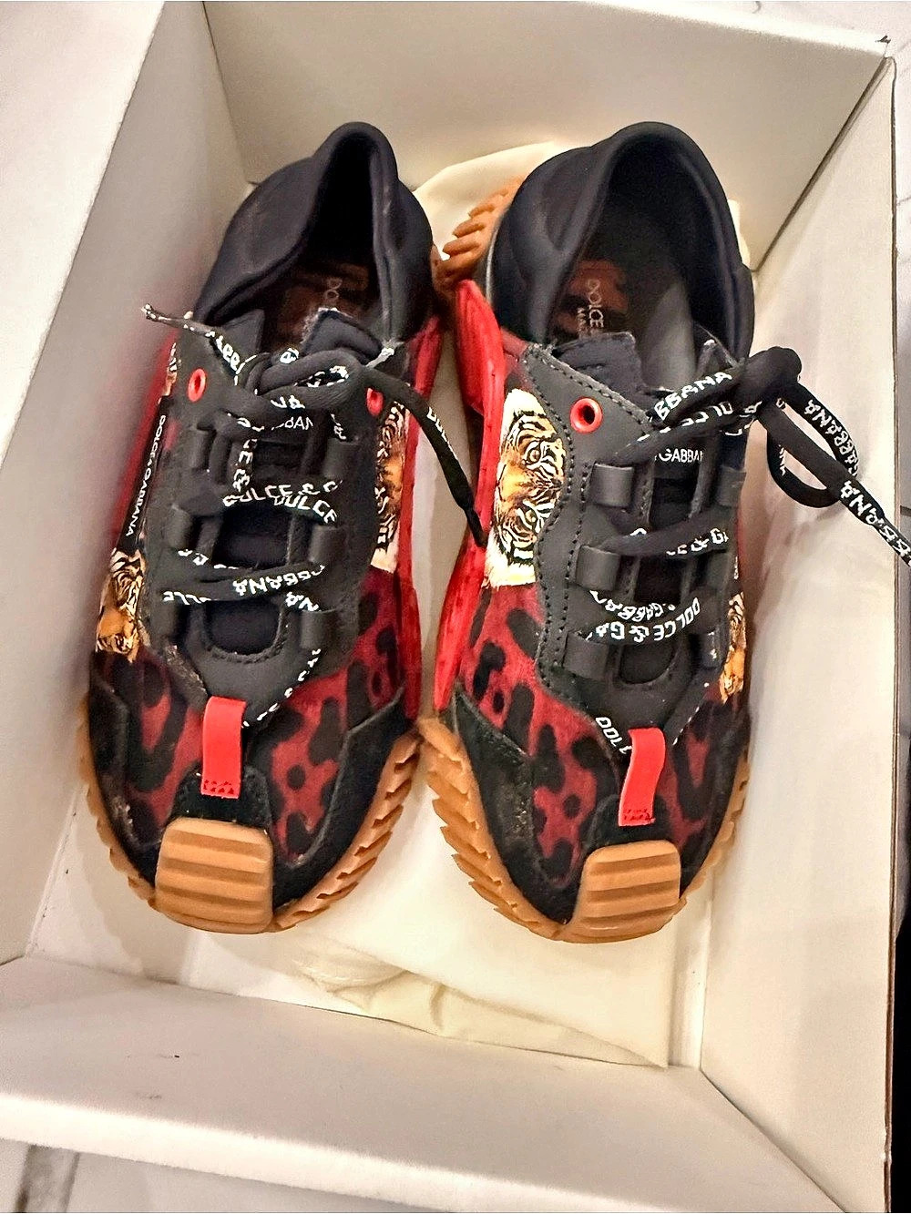 Dolce & Gabbana Printed Sneakers EU 30 Like New